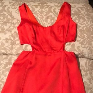 Deep Orange - Gianni Bini Cut-Out Maxi